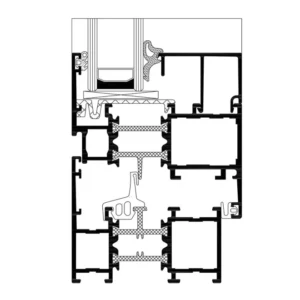 Aliplast Imperial I+ - Sezione profilo finestra